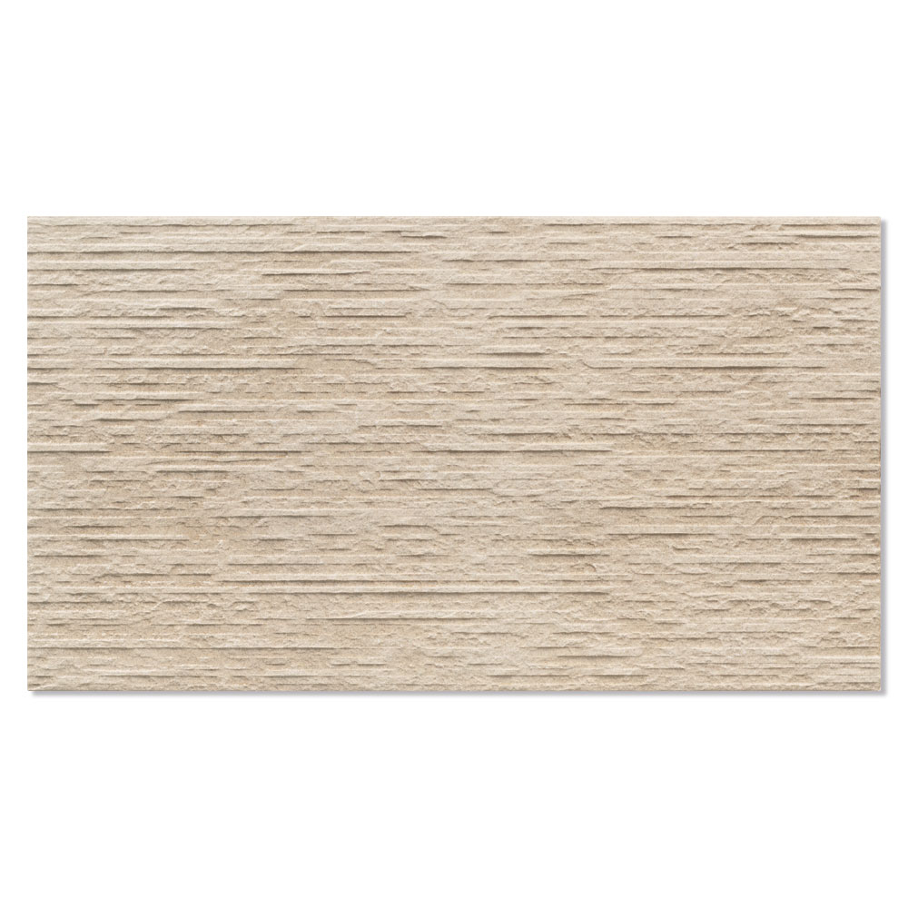 Dekor Veggflis Hellental Beige Matt 31x56 cm